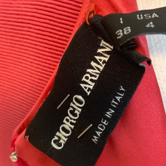 Always in Style Georgia Armani Dark Coral Dress - Picture 5 of 6